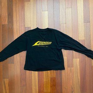 Brandy Melville Los Angeles Black Long Sleeve